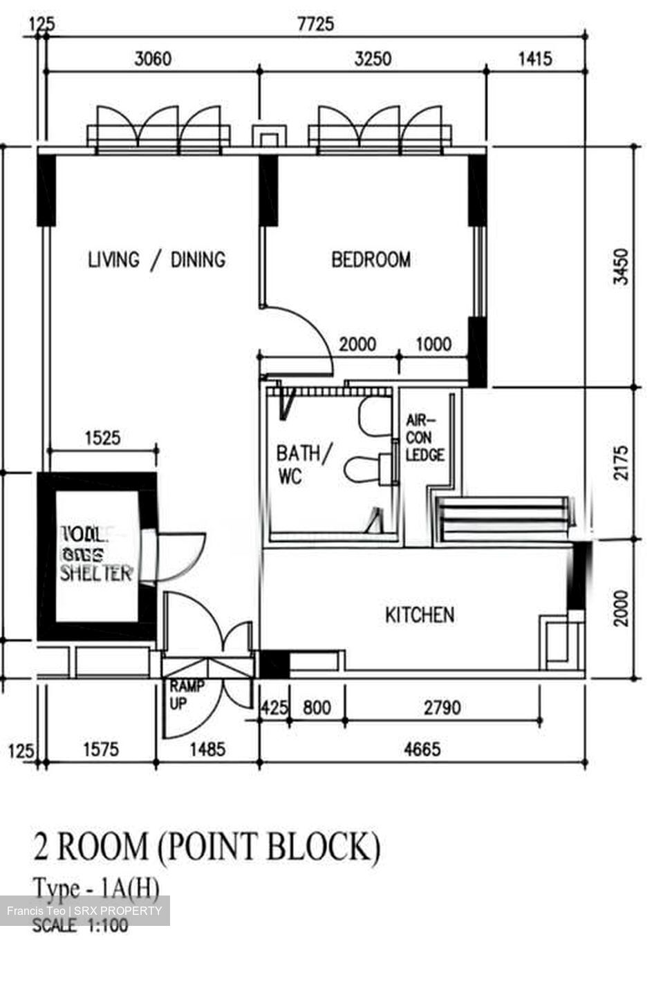 Blk 424B Orchid Spring @ Yishun (Yishun), HDB 2 Rooms #600136281